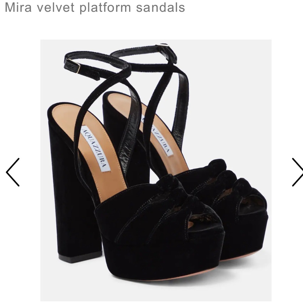 AQUAZZURA Mira platform sandals